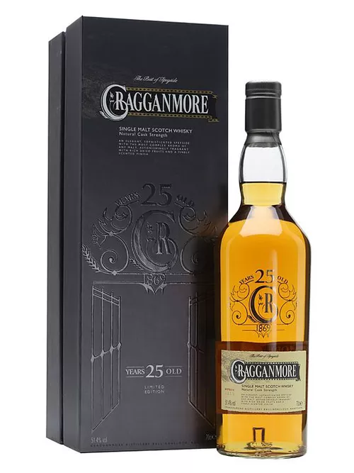 Cragganmore 25 yo Natural Cask Strength 51,4 % 0,7 l