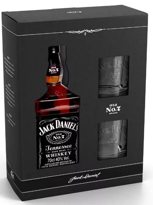 Jack Daniel´s Jack Daniel's Black 40 % 0,7 l ( dárkové balení papír )