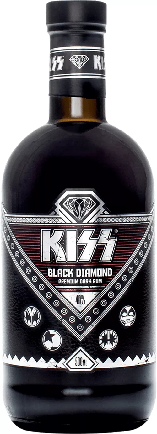 Kiss Black Diamond Rum 40 % 0,5 l