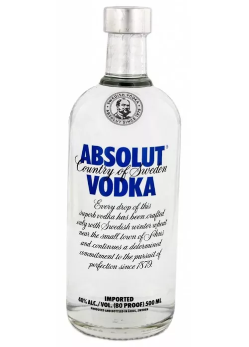 Absolut Blue 40 % 0,5 l