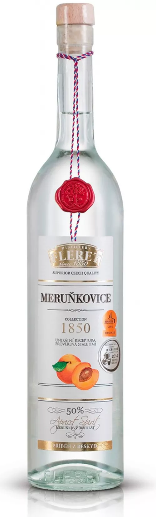 Fleret Distillery Fleret Collection 1850 meruňkovice 50 % 0,7 l