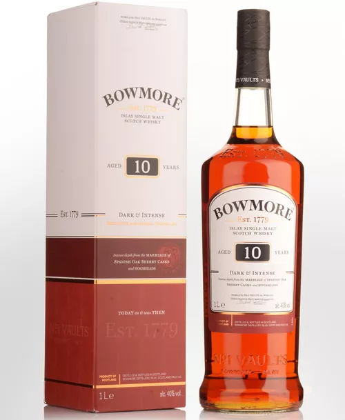 Bowmore Dark and Intense 10 yo 40 % 1 l