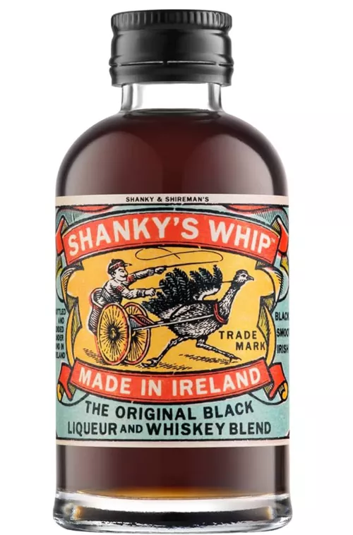 Shankys Whip Black Irish Whiskey Liqueur 33% 0,05l