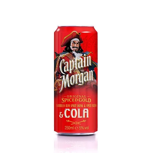 Captain Morgan Spiced Gold & Cola  5 % 0,25 l