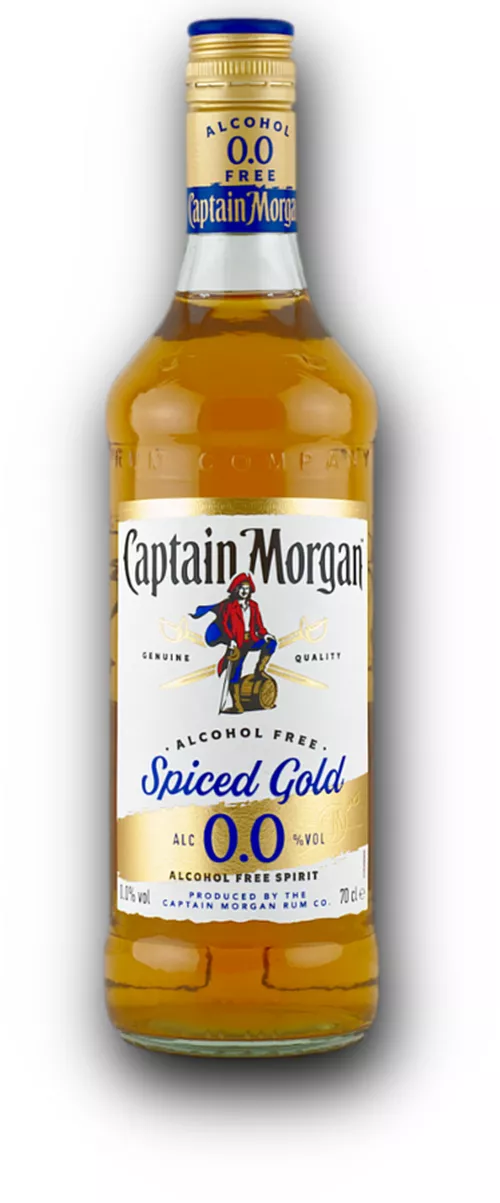 Captain Morgan Spiced Gold Alcohol Free 0 % 0,7 l