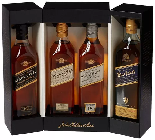 Johnnie Walker Collection (black,gold,platin,blue) 4x20cl