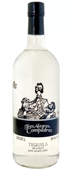 Tequila Tres Alegres 38 % Blanco 1 l