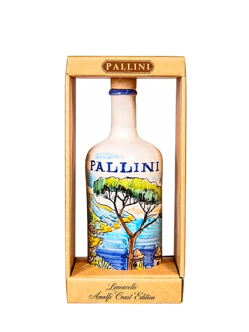 Limoncello Pallini Ceramic Amalfi Coast Edition 28% 0,5l