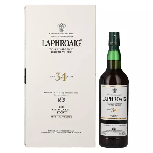 Laphroaig 34 yo The Ian Hunter Story Book 4 46,2% 0,7l