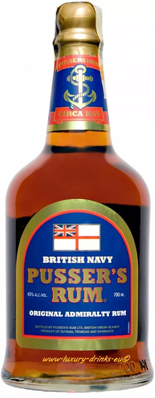 Pusser´s Rum Original Admiralty Blend Blue Label 40 % 0,7 l