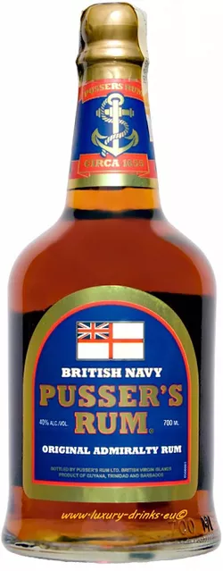 Pusser´s Rum Original Admiralty Blend Blue Label 40 % 0,7 l